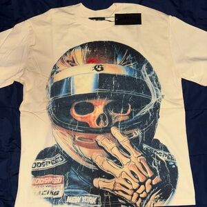 Godspeed Racing White Graphic Tee